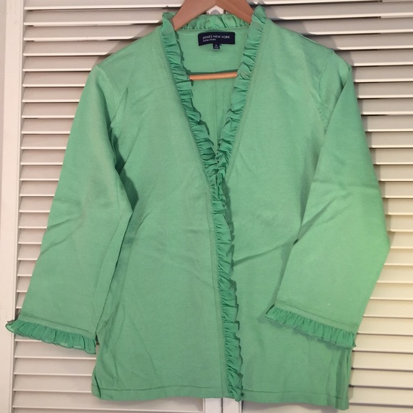 Easter green Jones NY sweater - Picture 2 of 5